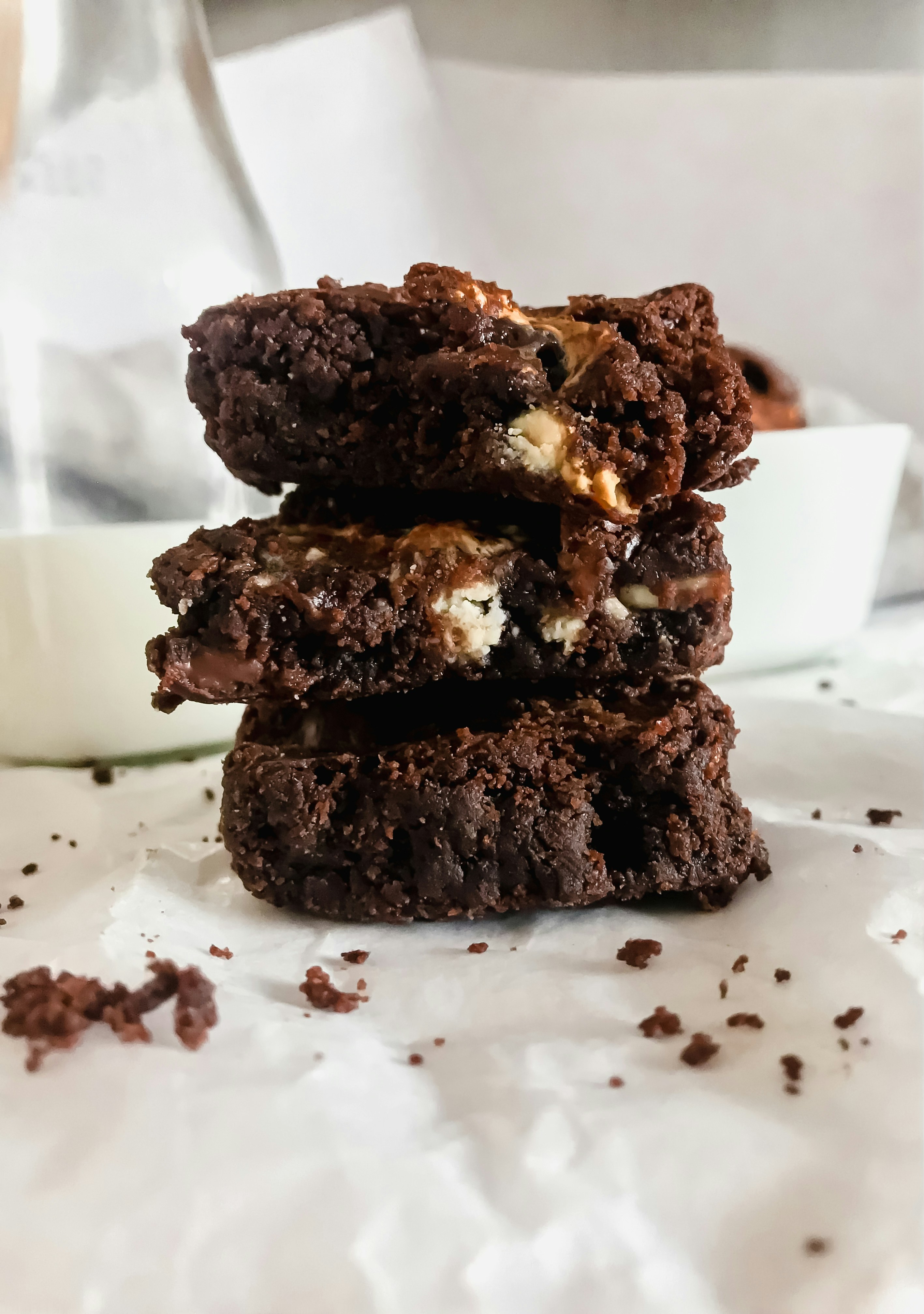 brown and white pastry on white ceramic plate
