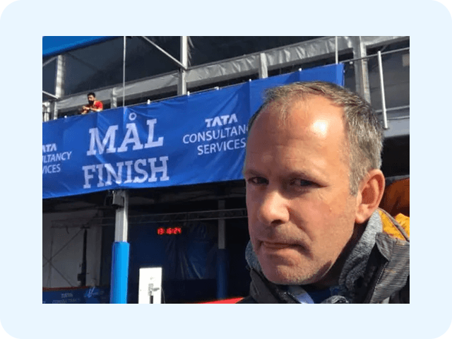 Fredrik Montgomery TCS lidingöloppen