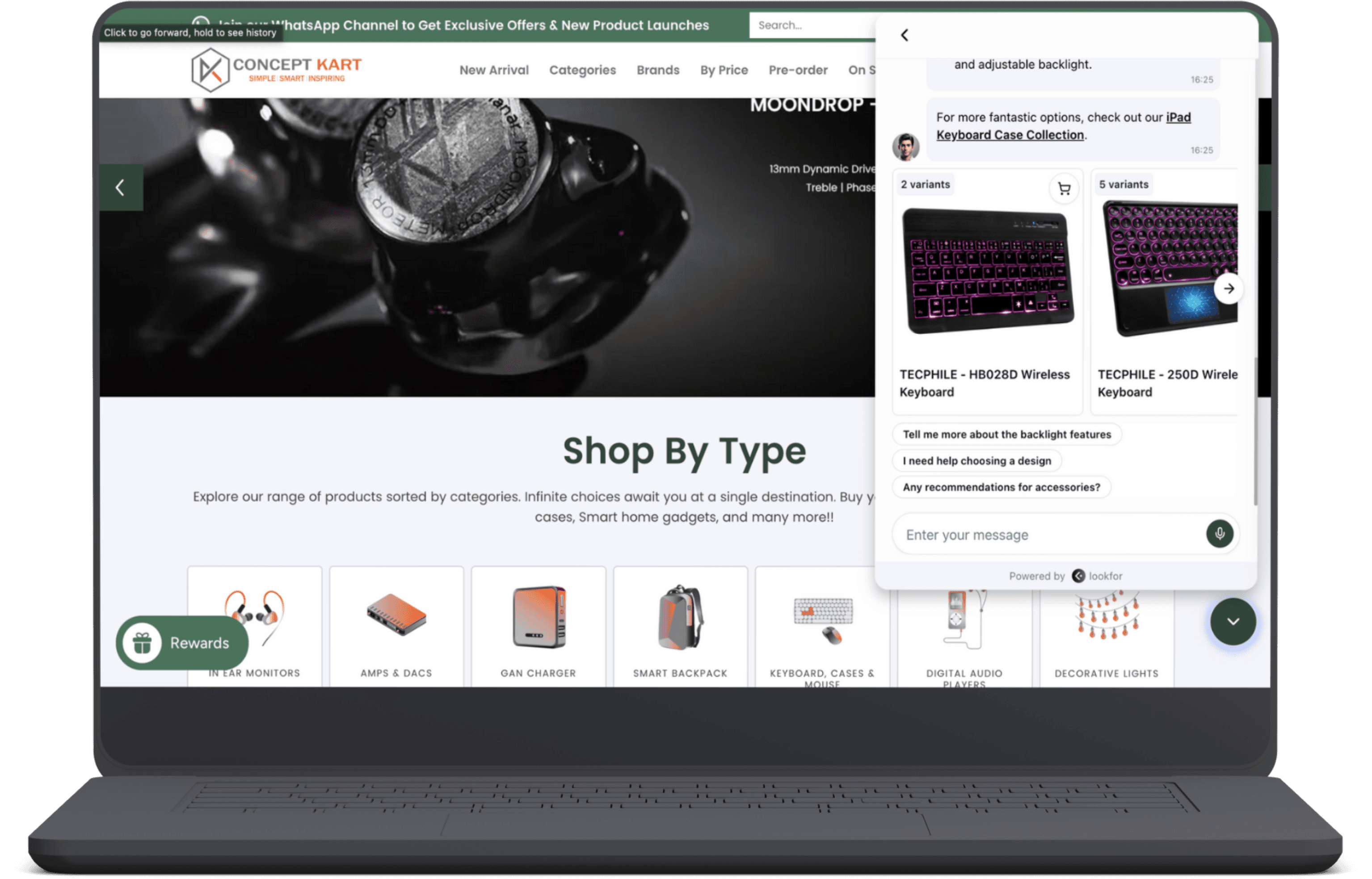 lookfor proactive chat