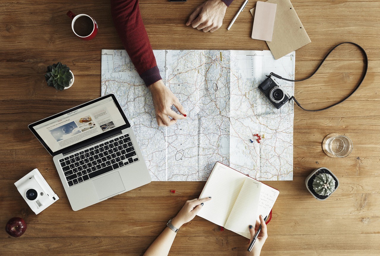 Wedding flowers resting on chair