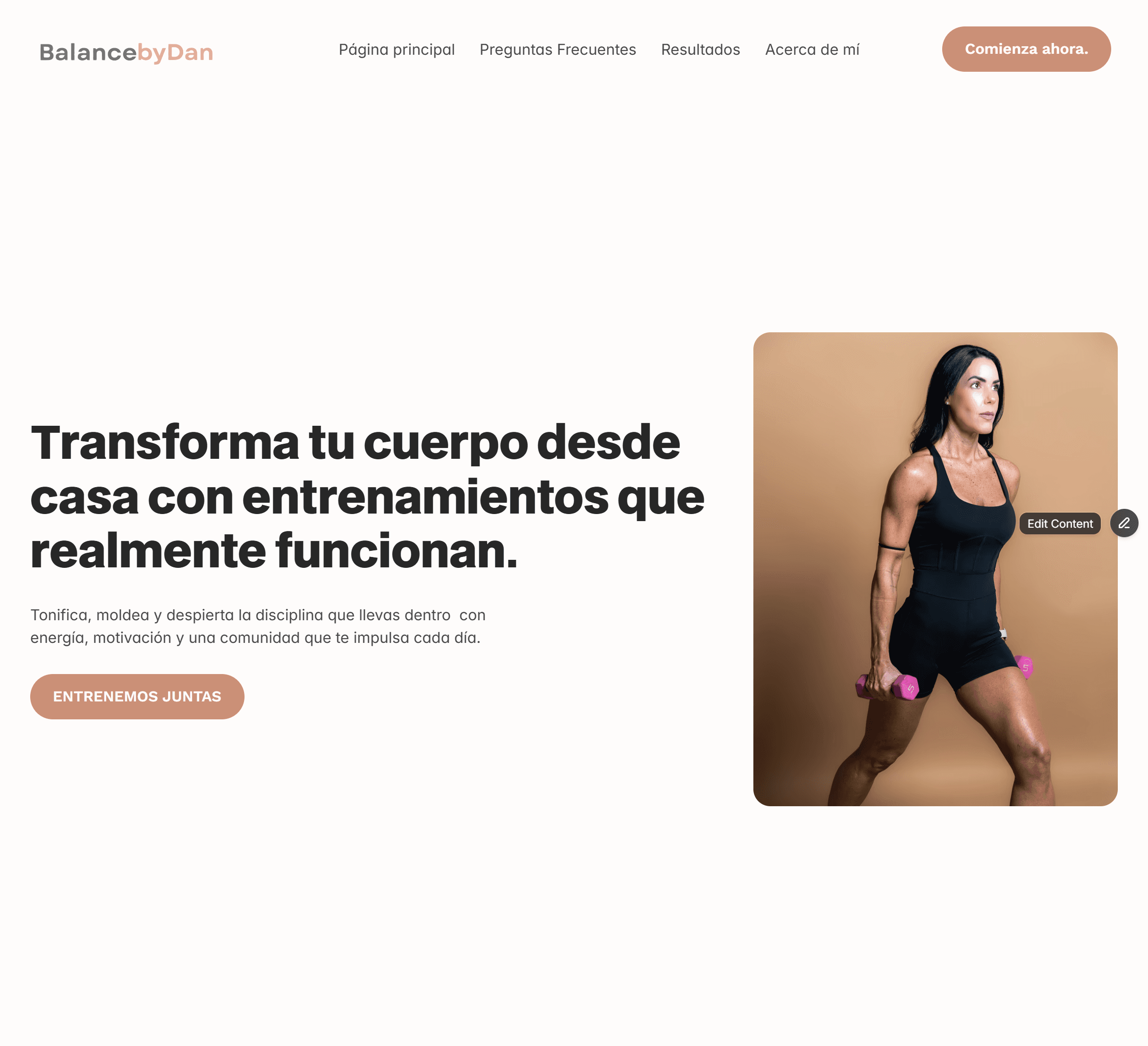 Allistar media landing page