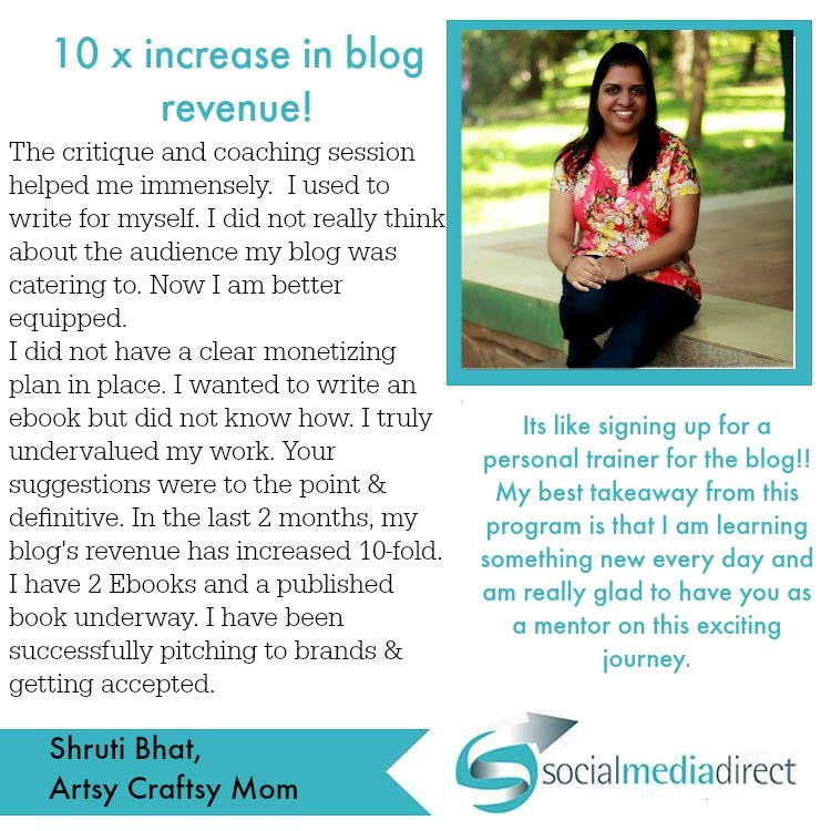 Shruti Artsy Craftsy Mom Testimonial