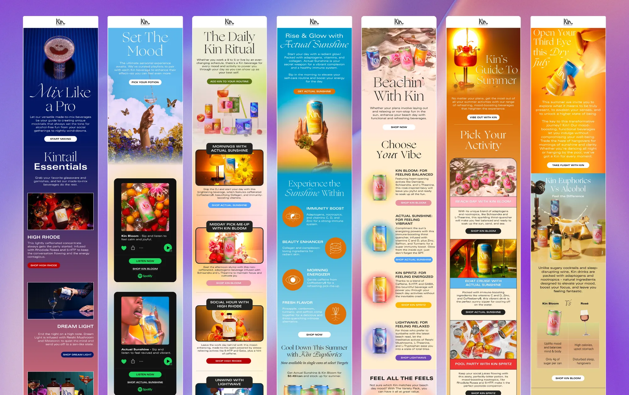 email designs for e-commerce brand
