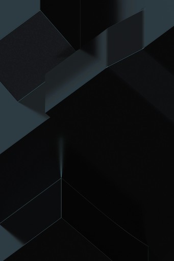 A black and white photo of an abstract structure