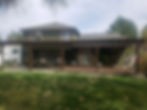 Wide view of pergola project