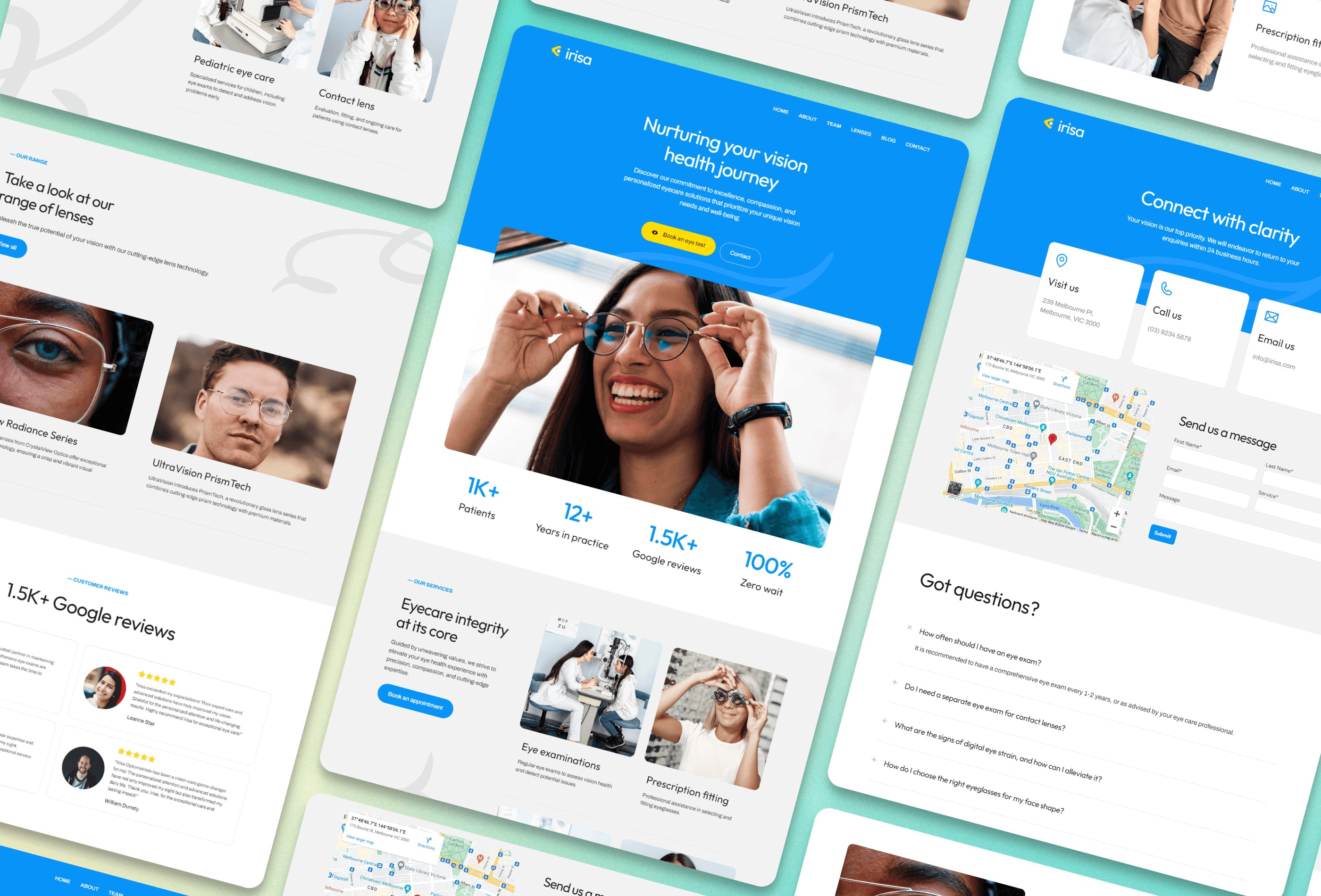 Top 12 Medical Website Templates - Irisa