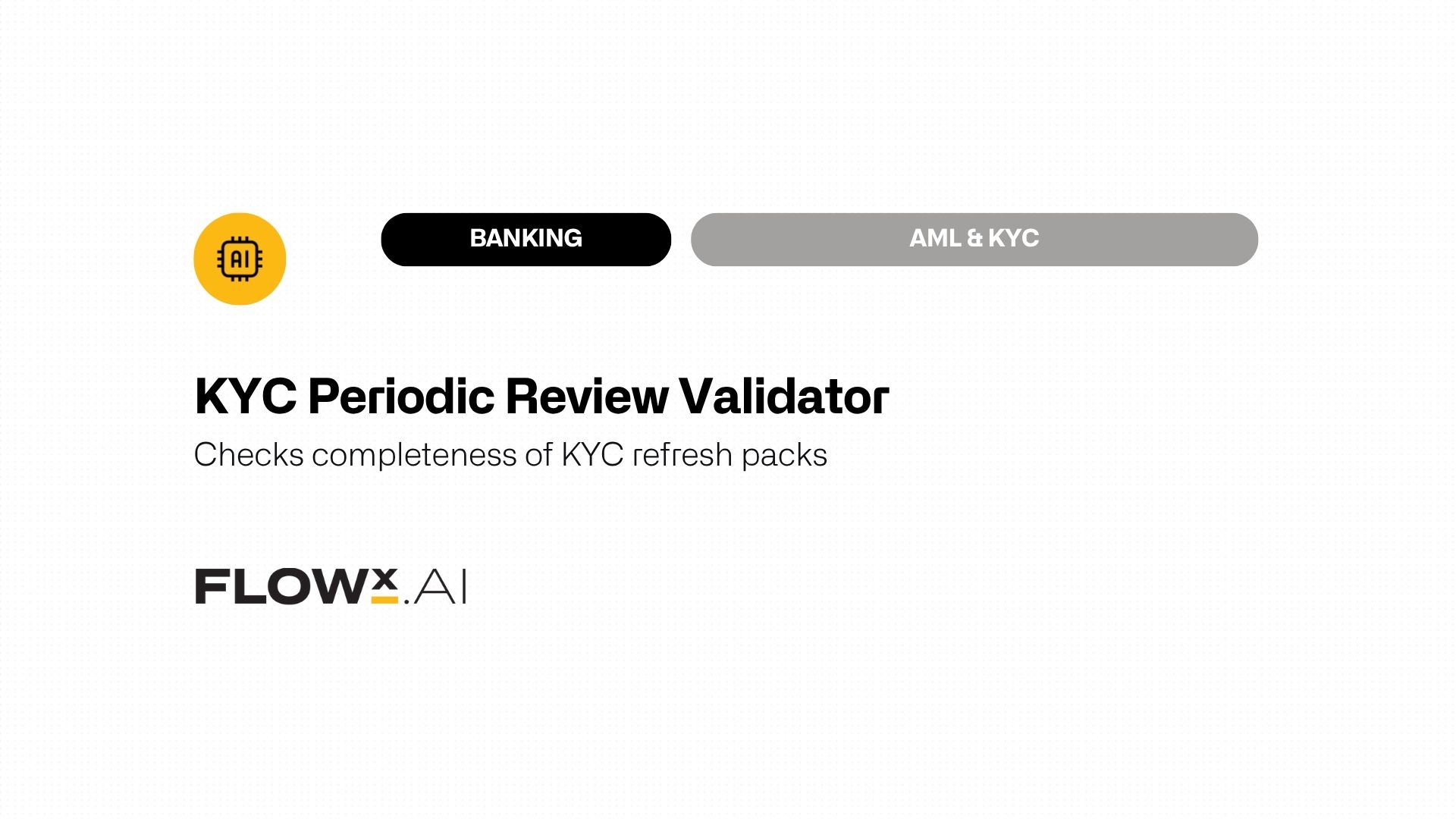 KYC Periodic Review Validator