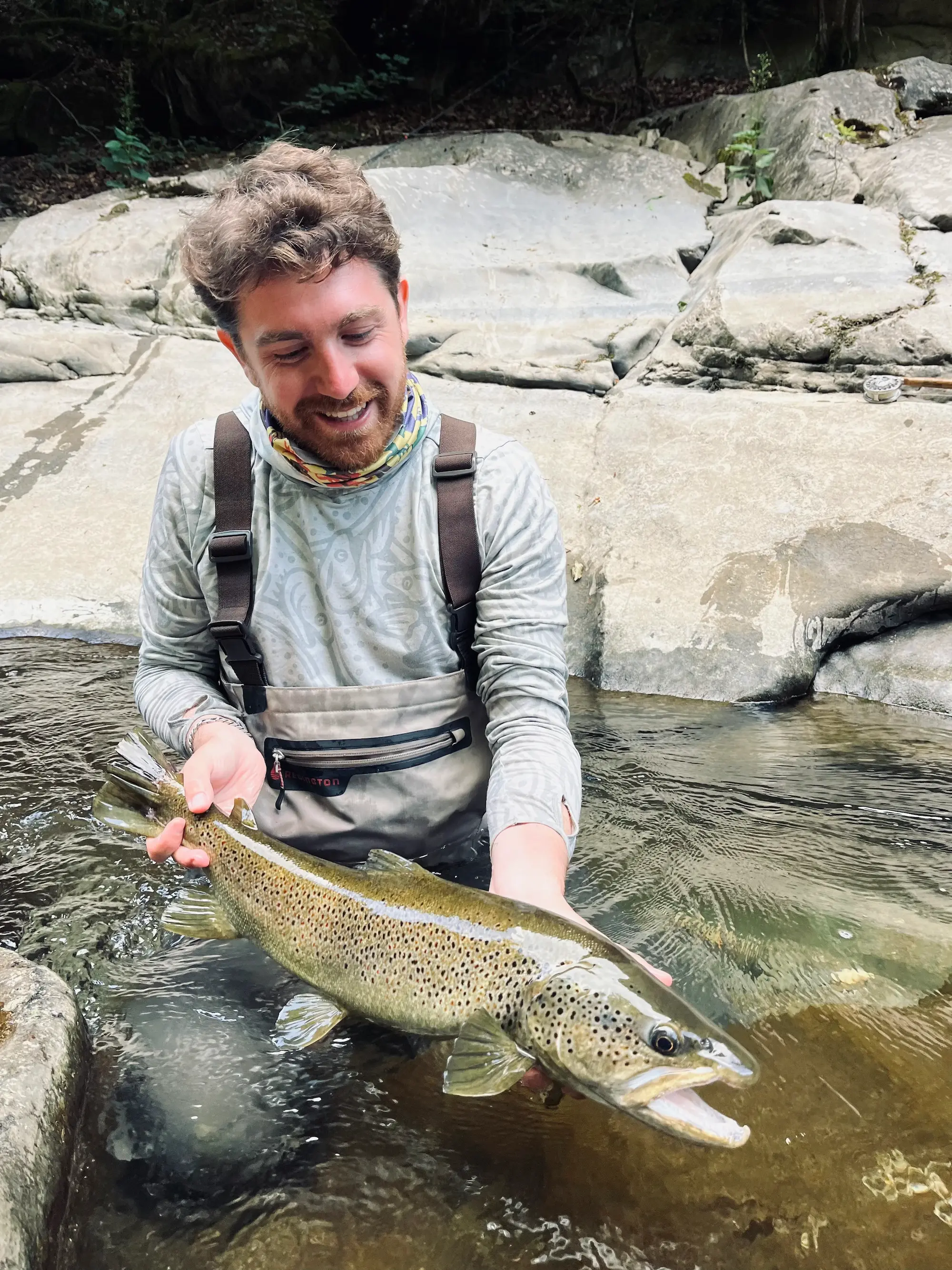 Fly fishing in Italy’s stunning alpine landscape