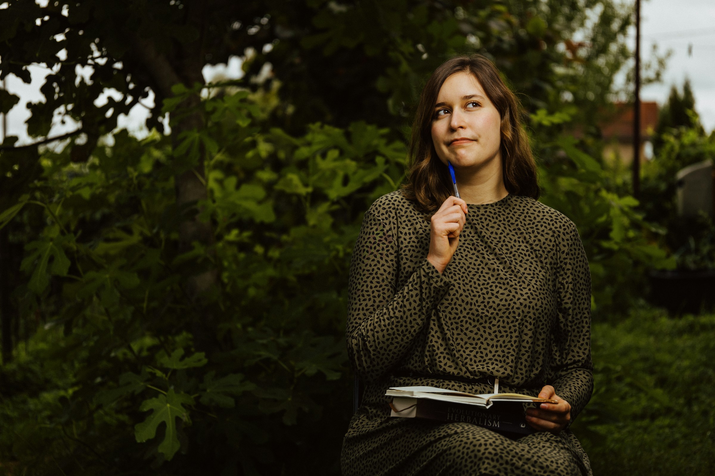 woman thinking about her next move - Color Wheel for Clothes