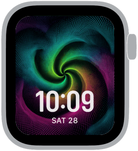 neuro mirage Apple Watch face preview 5 featuring abstract, gradient, and modern.