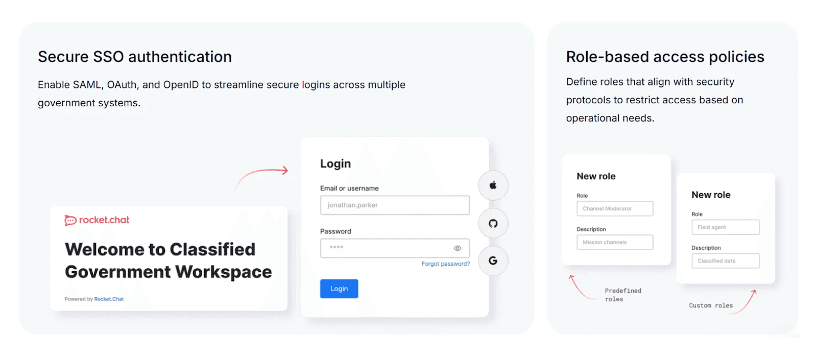 SSO authentication of Rocket.Chat 