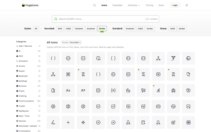 Cover Hugeicons