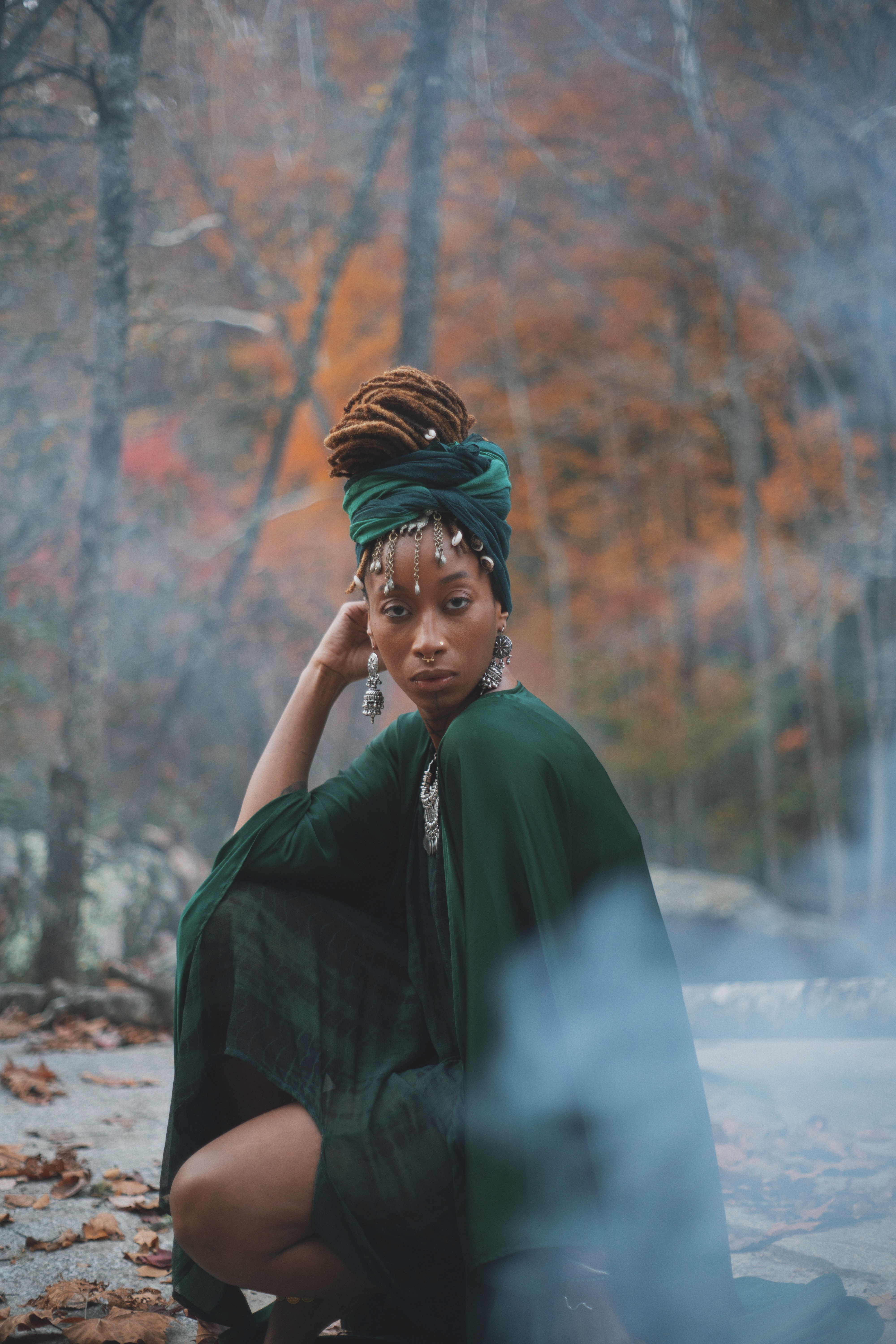 Woman Sit On The Floor