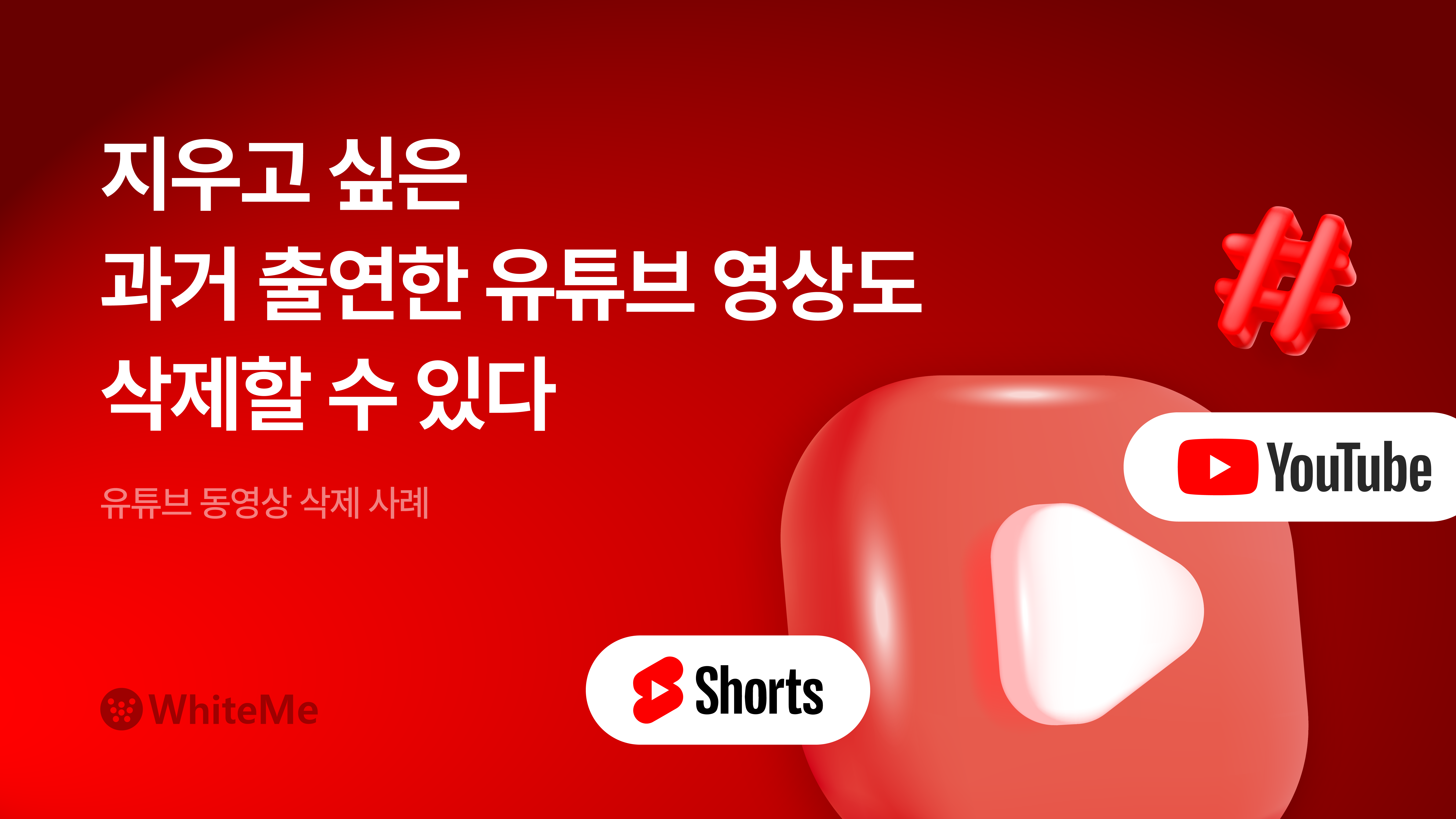 제3자의 유튜브 동영상 숏츠 삭제 사례