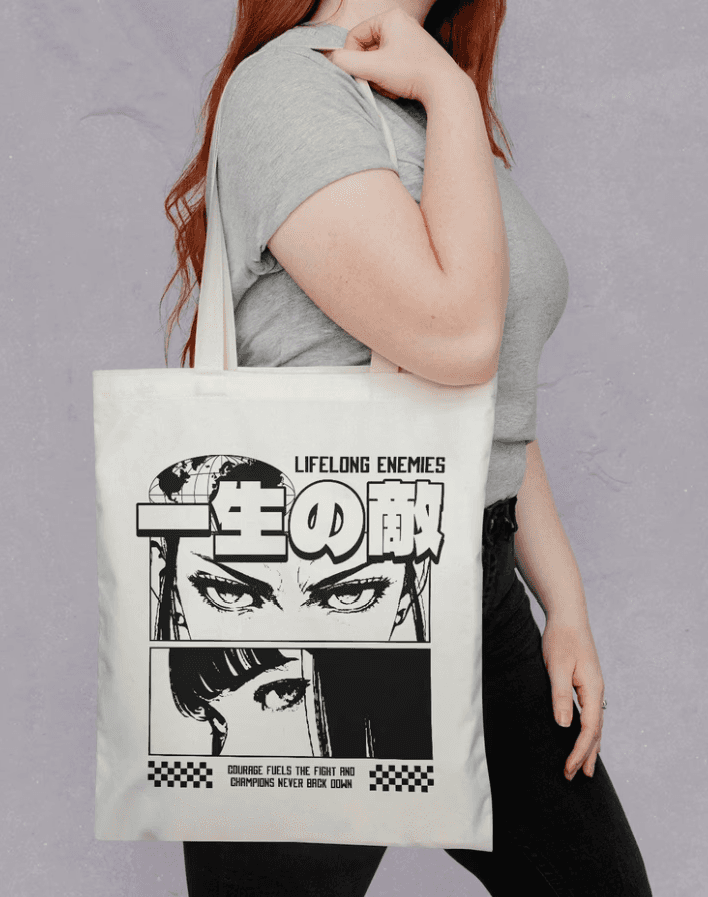 anime tote bag