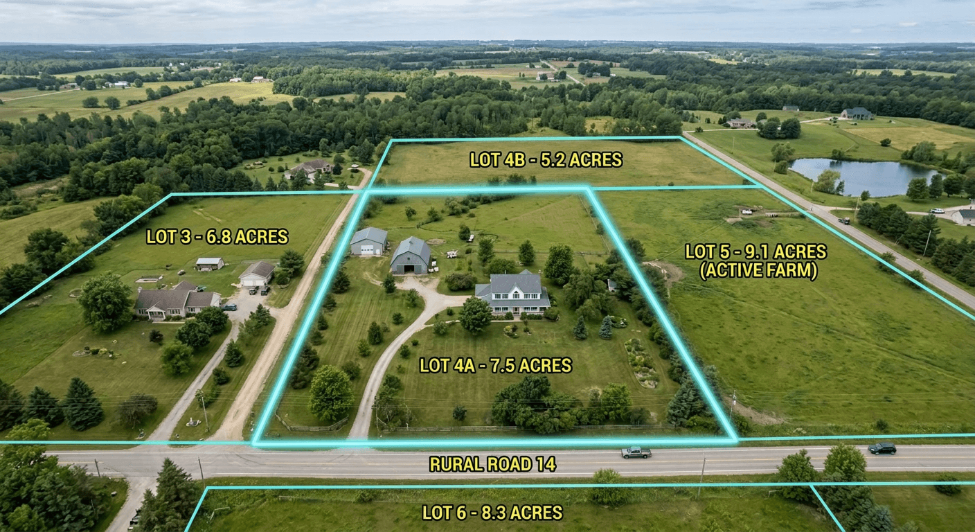Acreage Design Layout