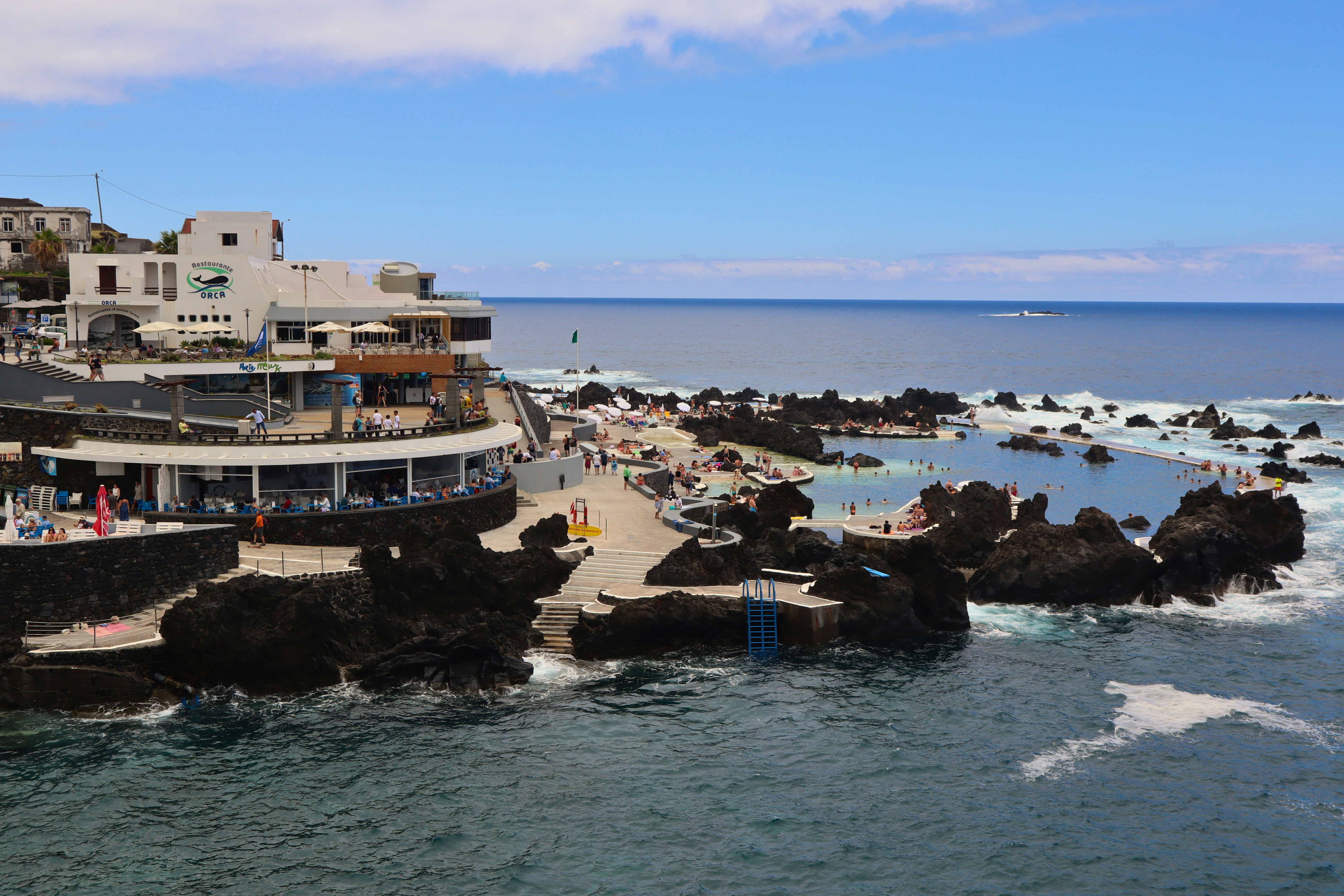 View of the Natural Pools of Porto Moniz