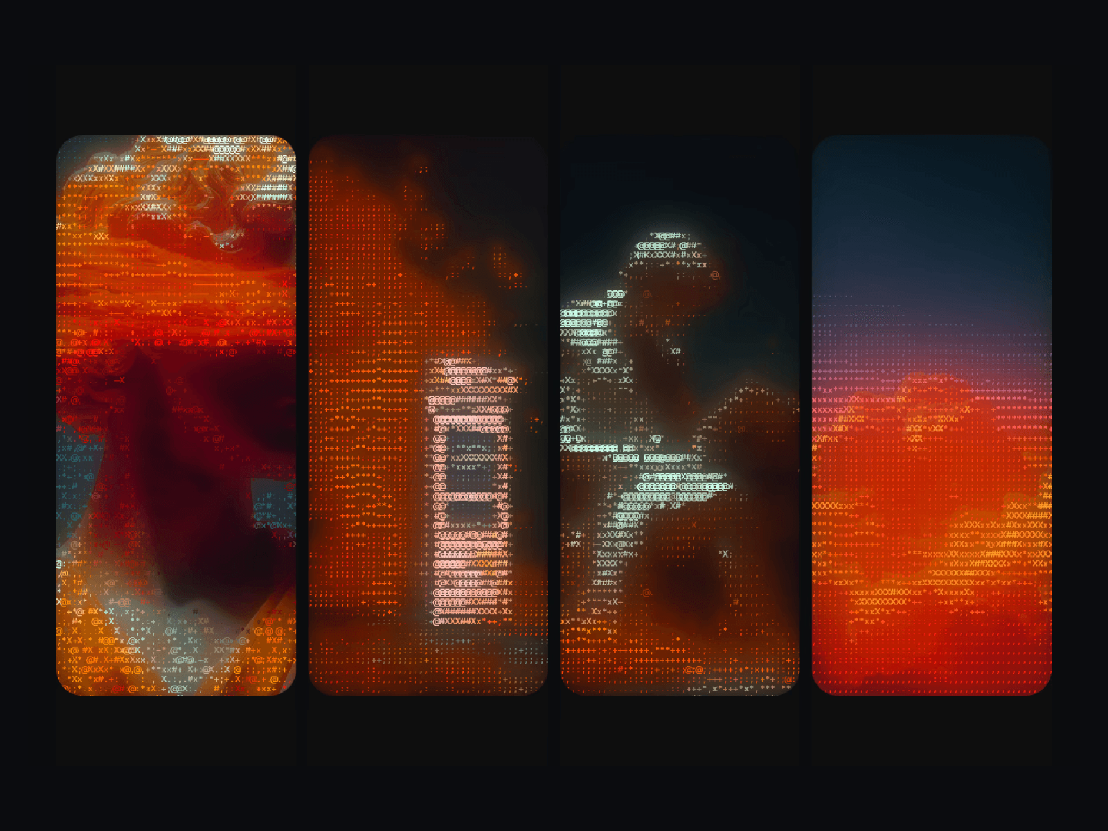 ASCII Matrix Image