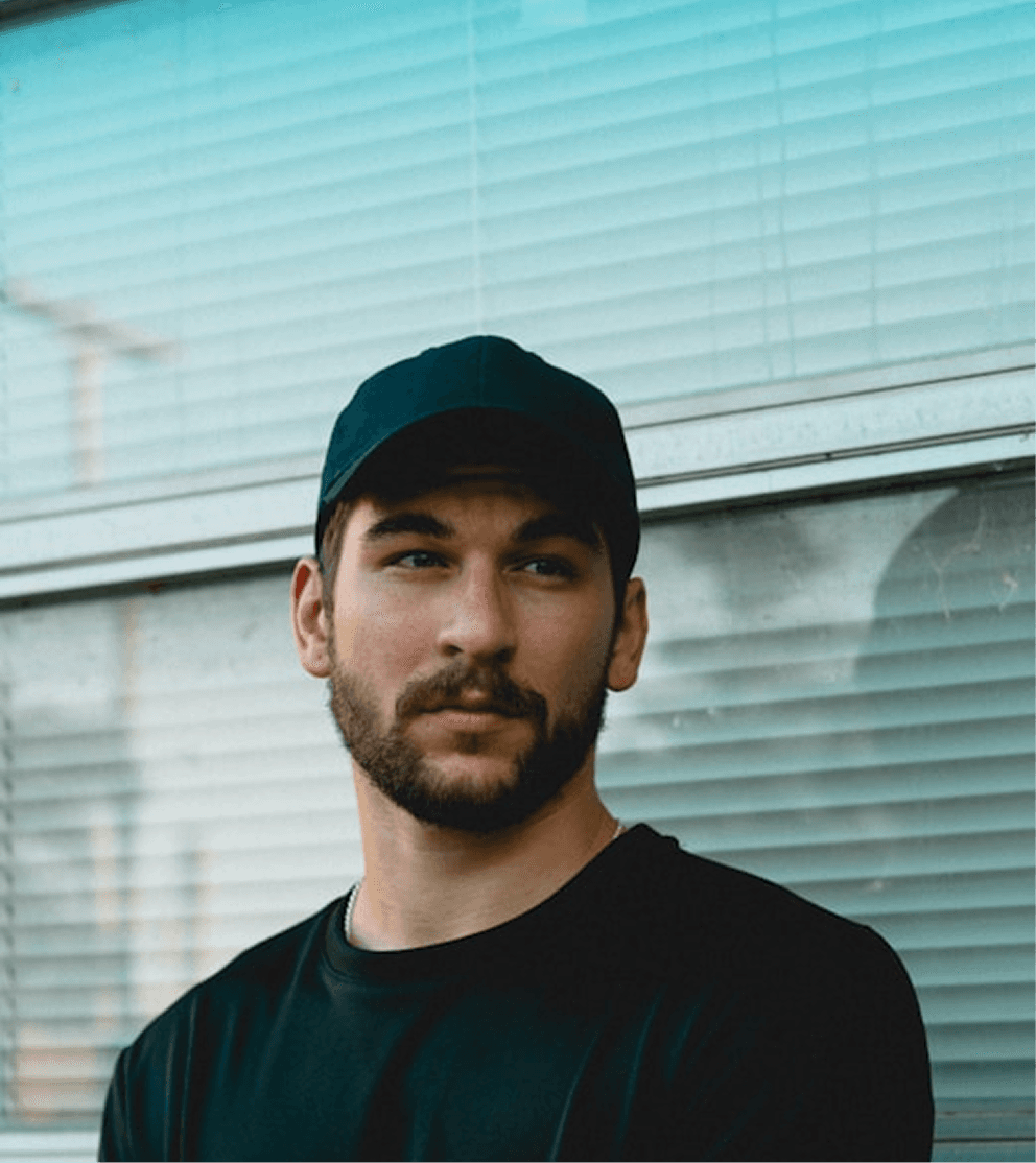A man wearing cap
