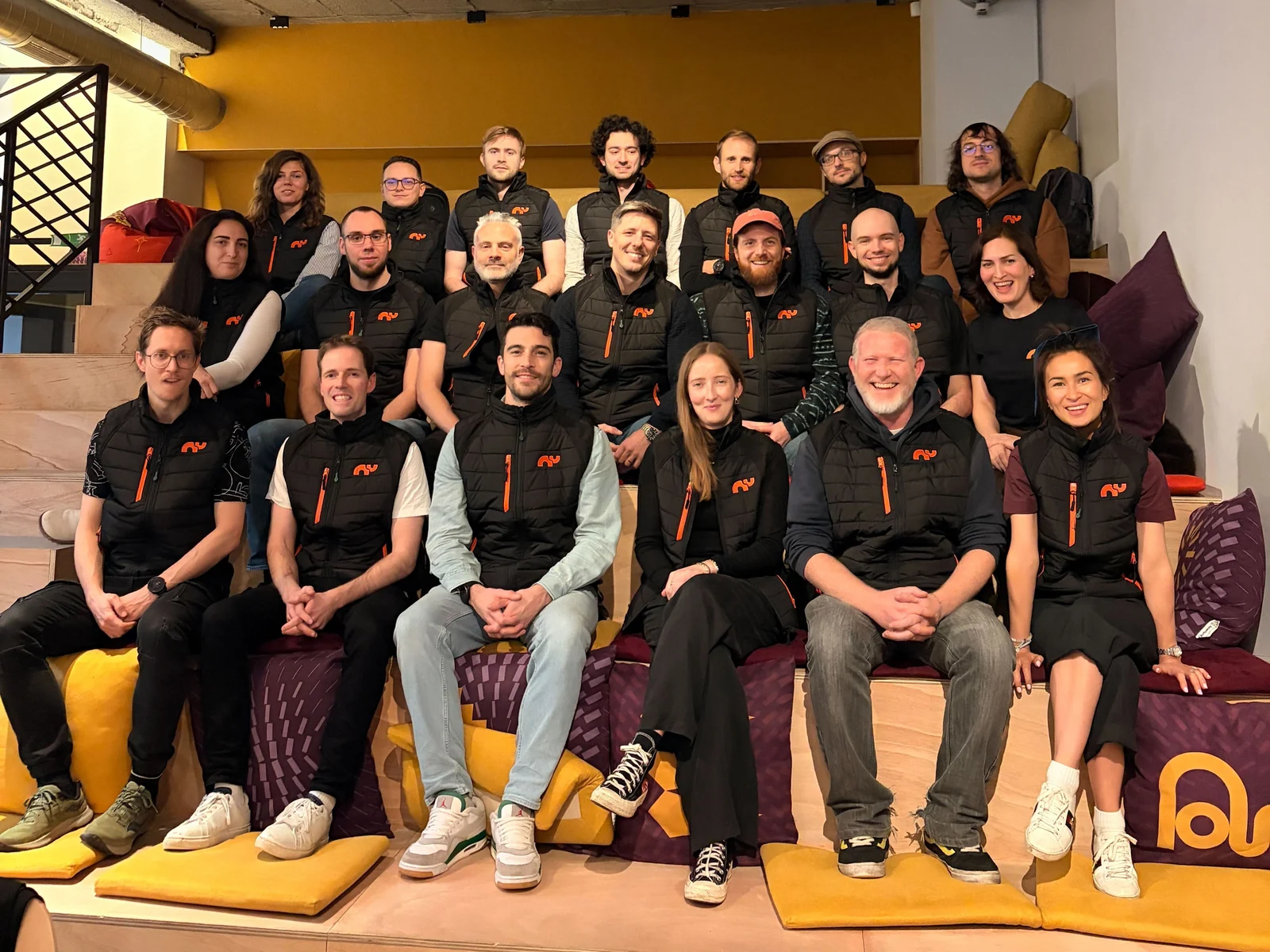 The Rhino.fi team together at a company gathering