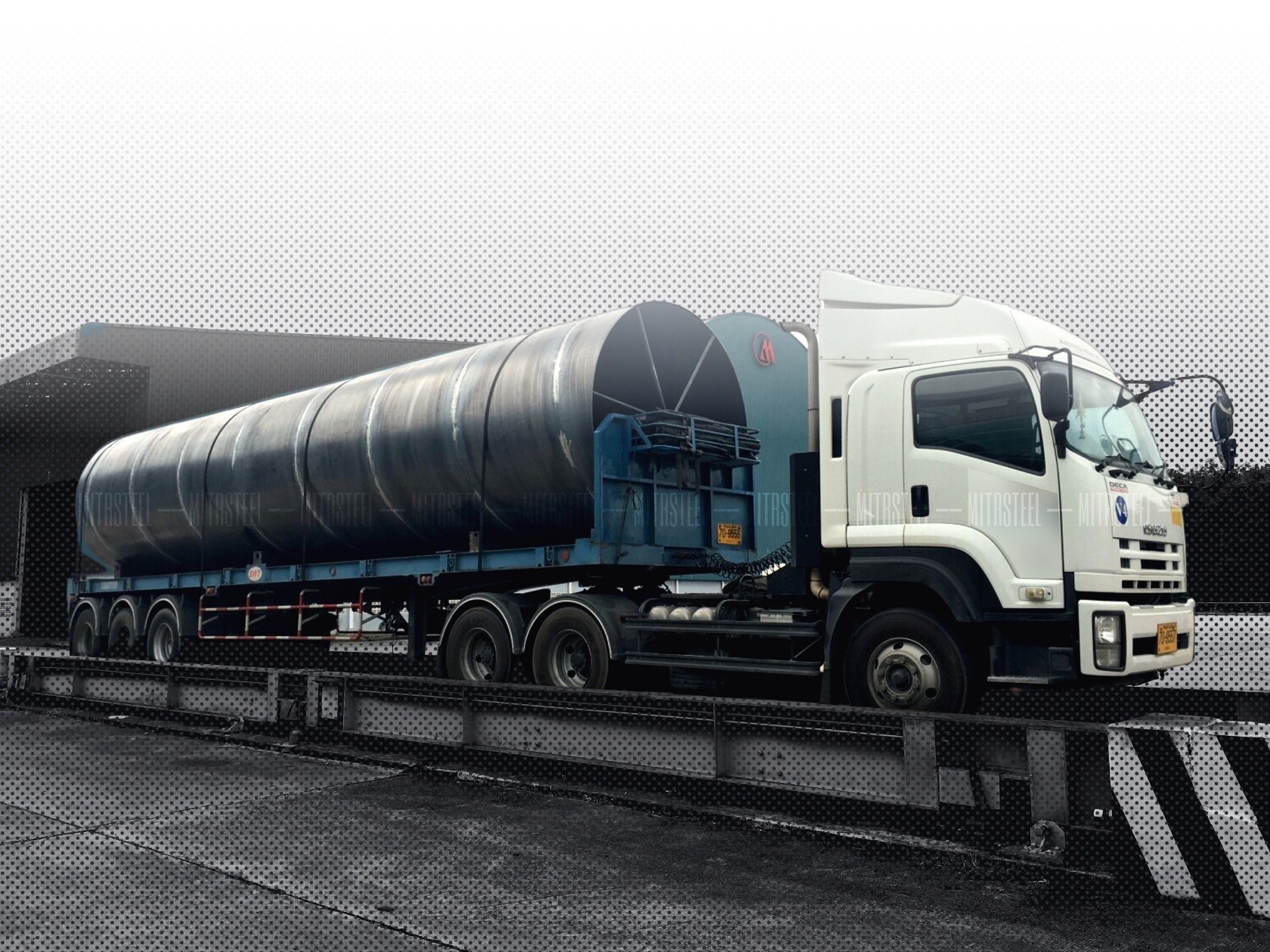 ท่อ Spiral ขนาดใหญ่พิเศษ (ND 1800-3000 มม.) กลยุทธ์จัดการโลจิสติกส์ การขนส่ง, การจัดเก็บ และการเชื่อมต่อหน้างาน