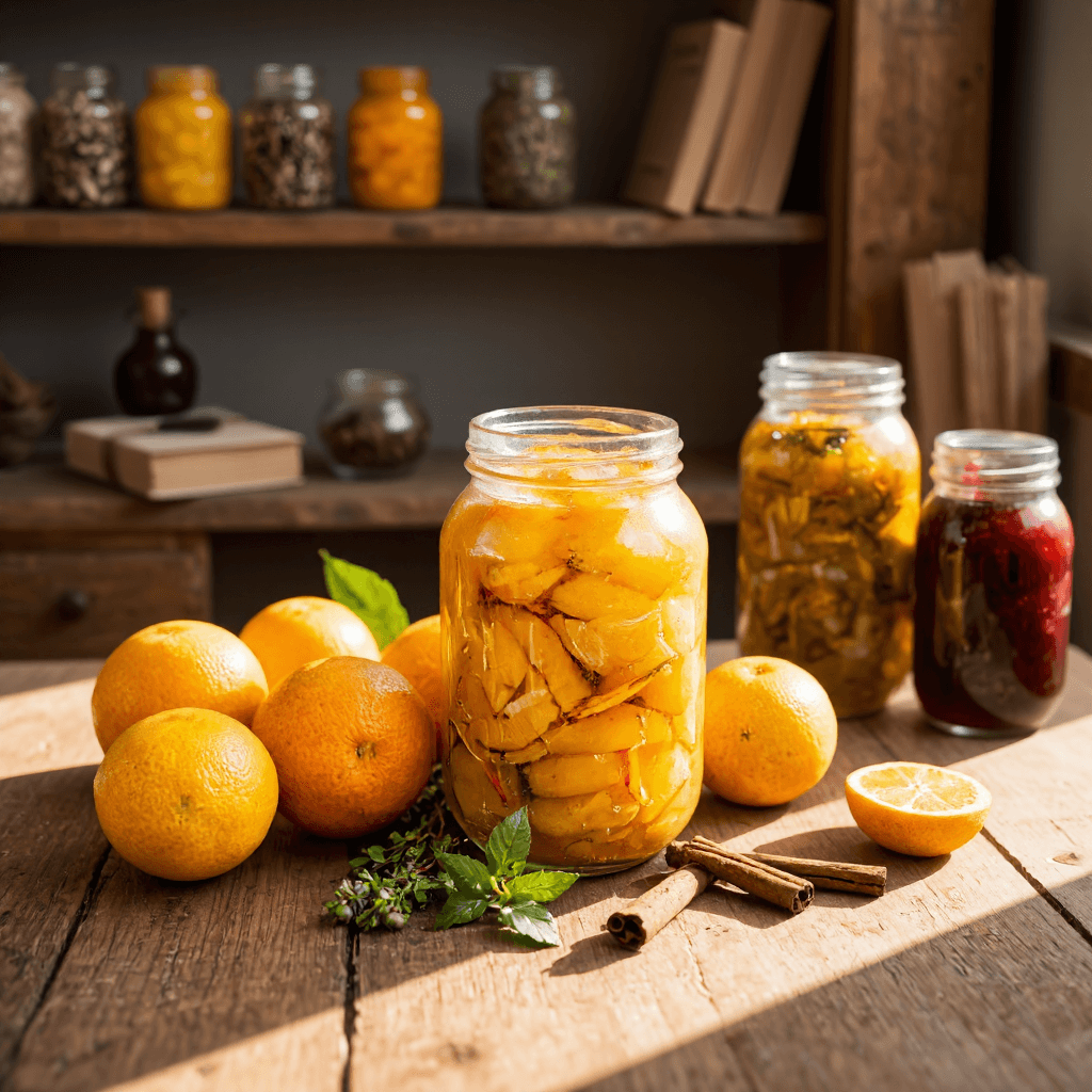 product photography of Artisanal Preserved Food