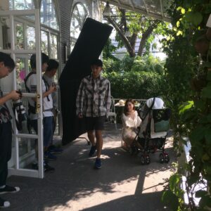 Backstage photo shooting with Lydia Sarunrat for Maprao by Suzaku Productions