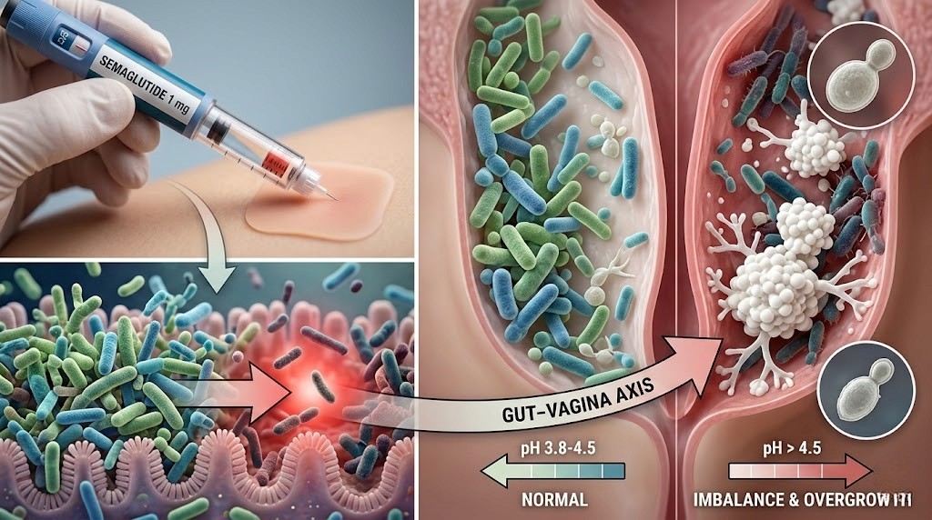Why does semaglutide cause yeast infections