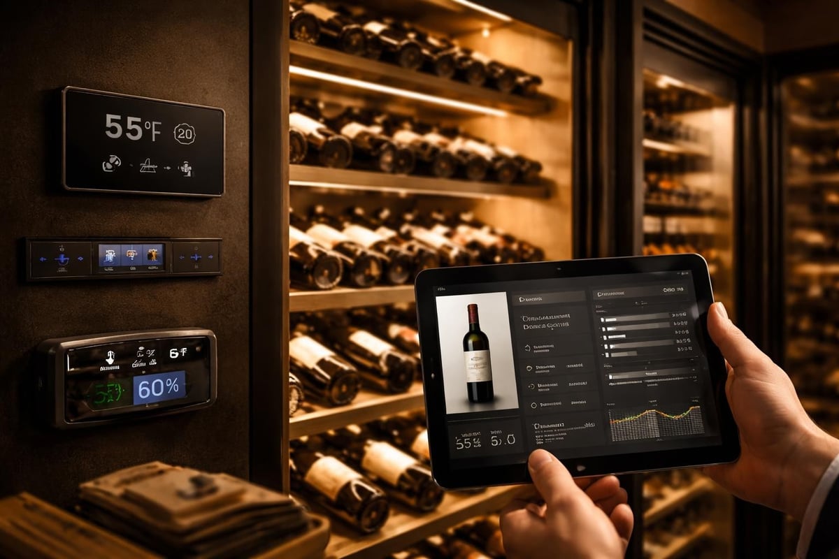 Smart wine cellar technology