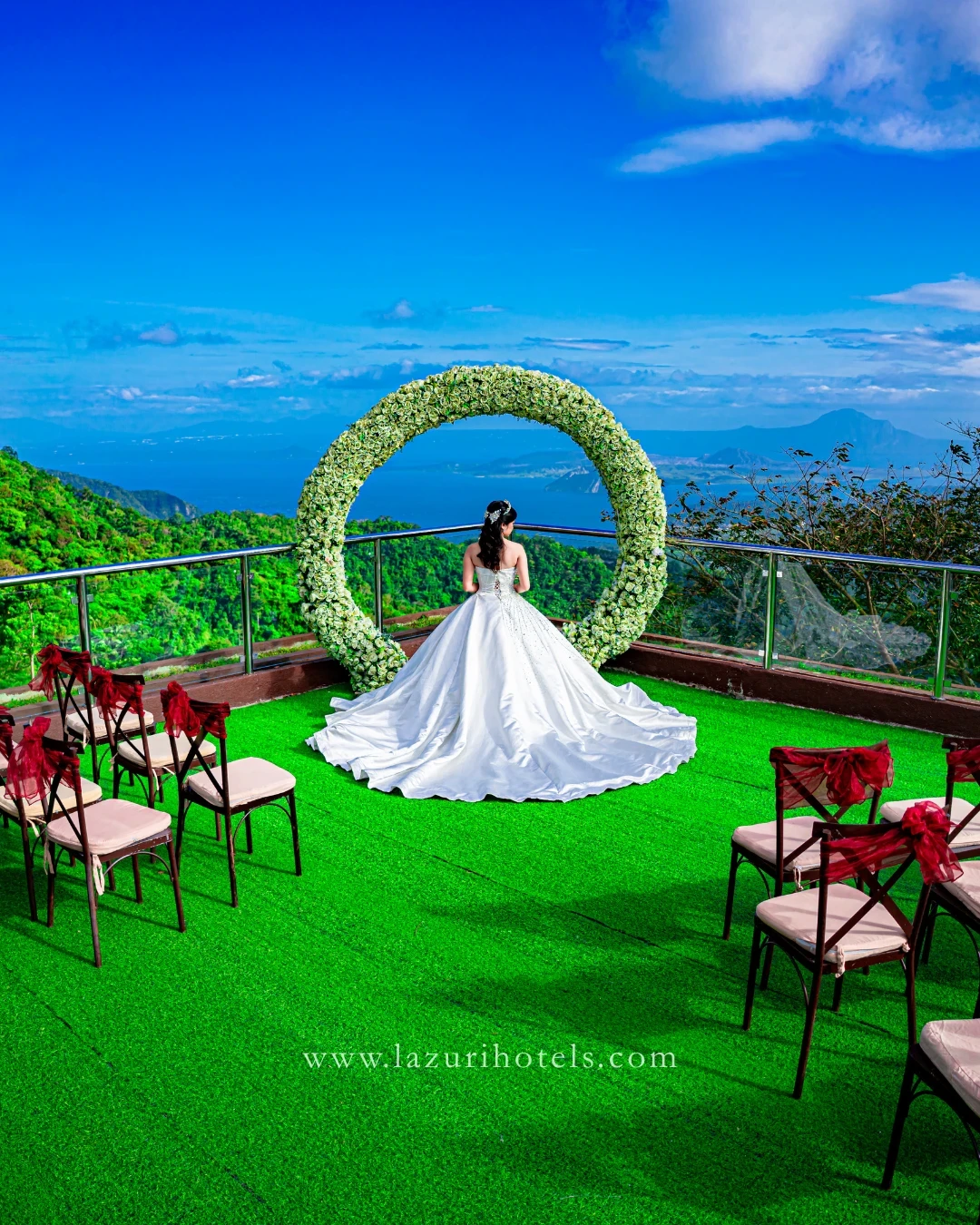 Circular Arch — real celebration at Lazuri Tagaytay