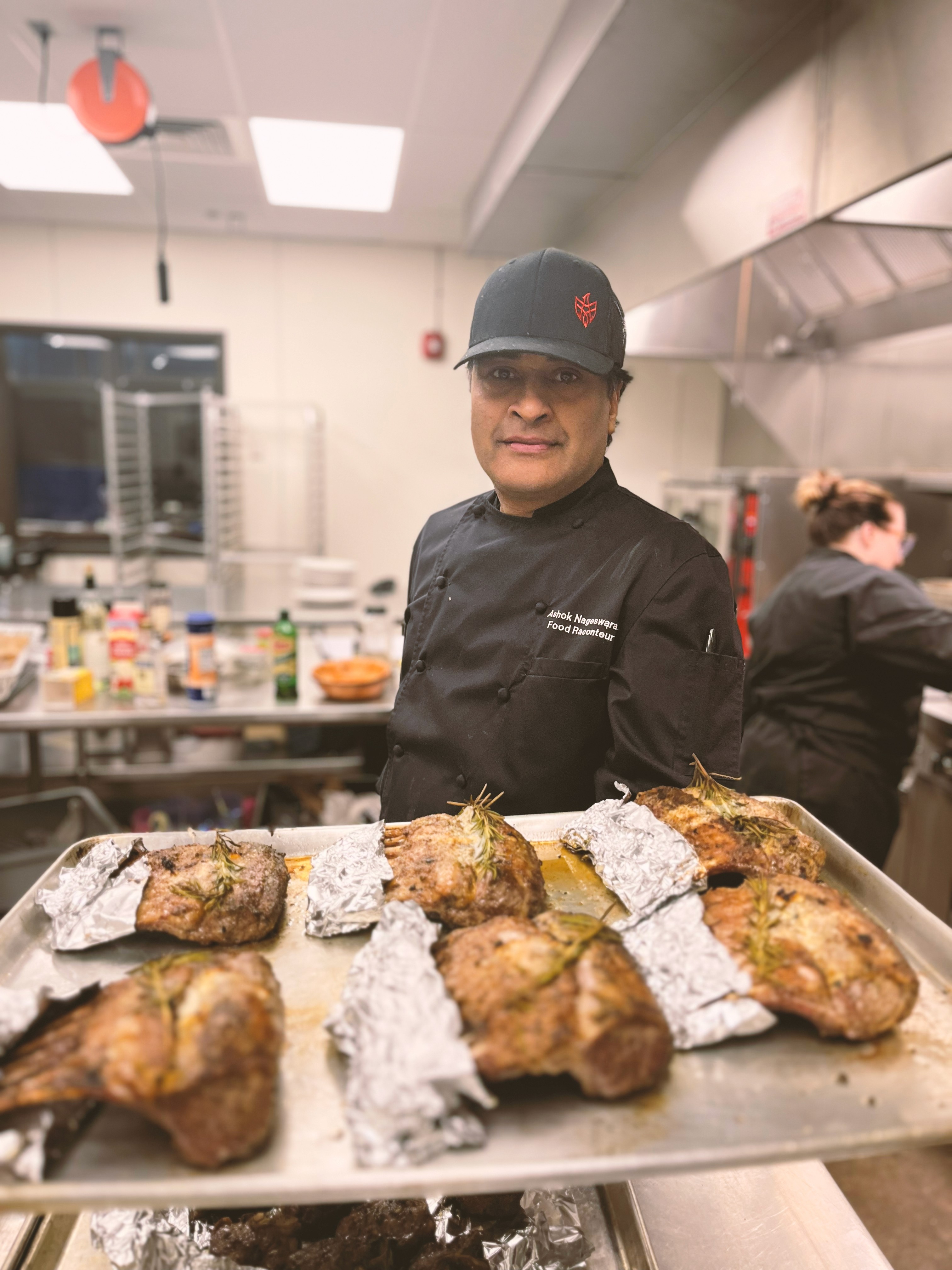 Contemporary fine dining presentation by an international chef