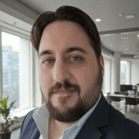 a business man standing