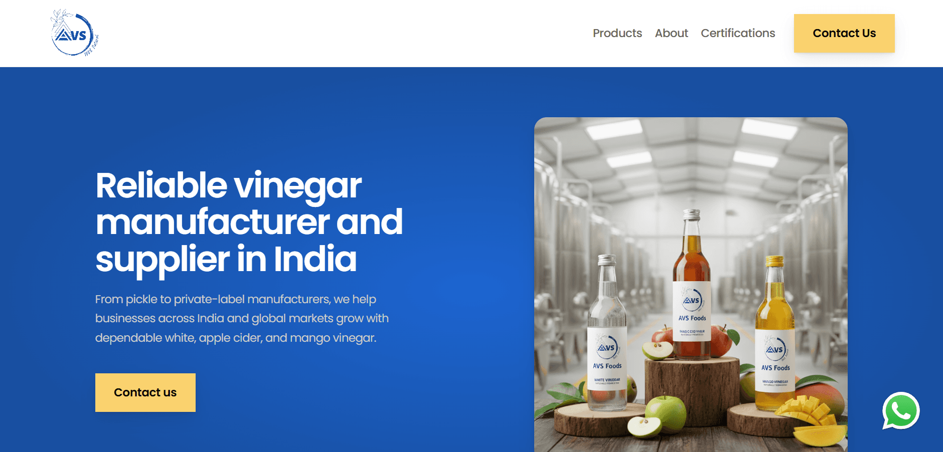 B2B manufacturer in India website
