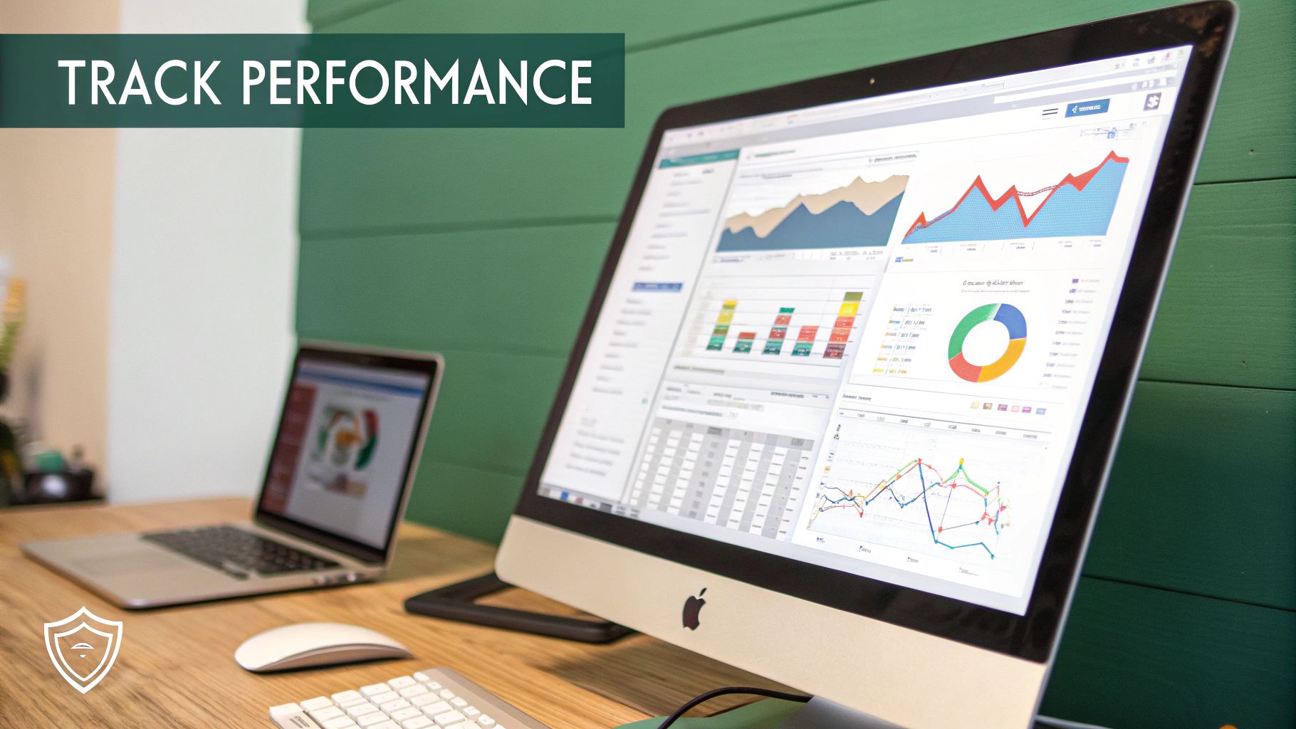 A checklist graphic with icons for 'short & simple', 'keywords', 'consistency', and 'tracking'.
