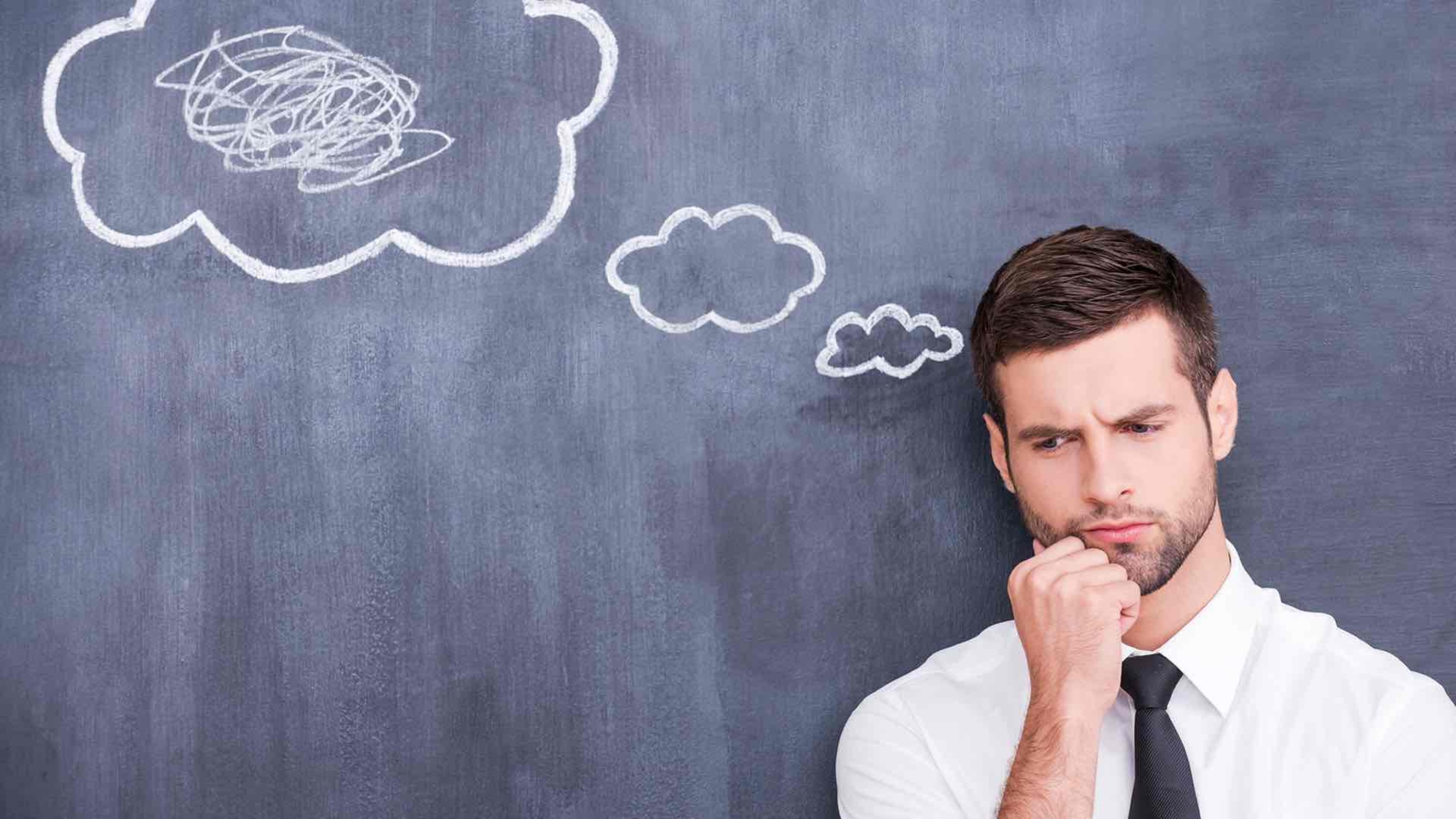 man with troubled imagination