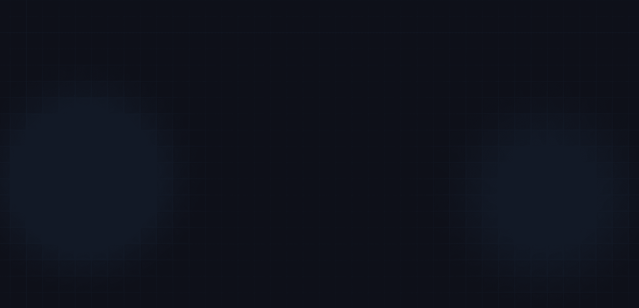 A geometric pattern with a dark background featuring two sets of symmetrical blue concentric circles radiating from the left and right, creating an abstract and modern design.