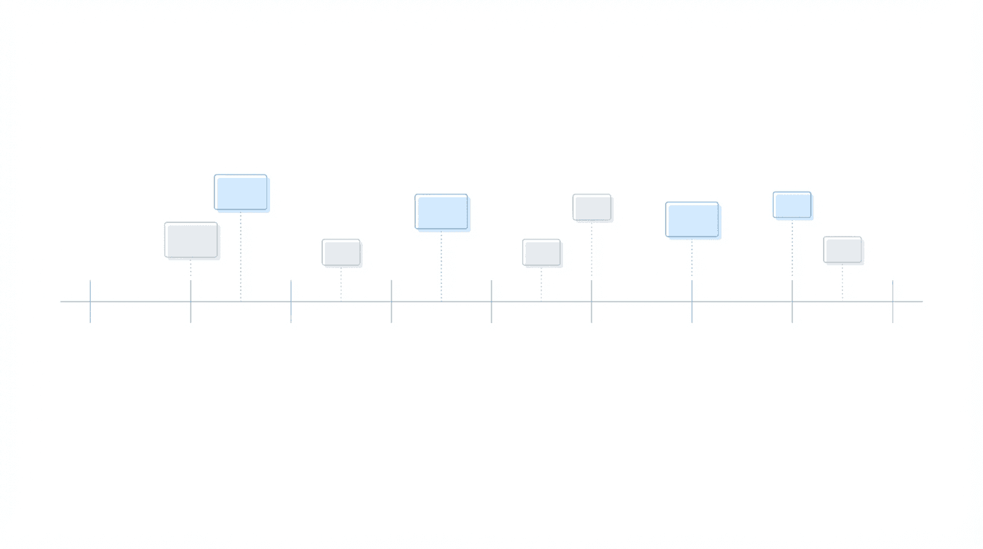 Medical chronology timeline structure