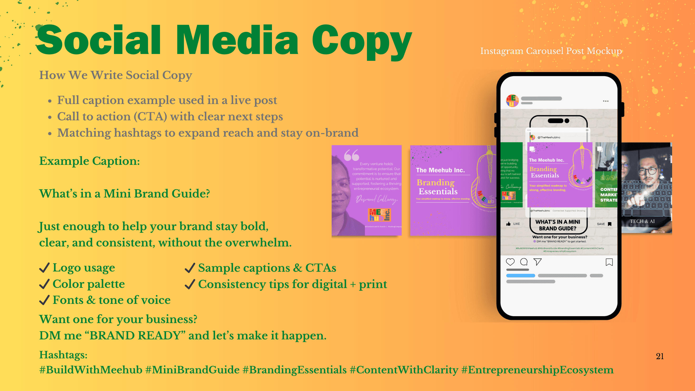 MeehubInc Branding and Content Design Systems