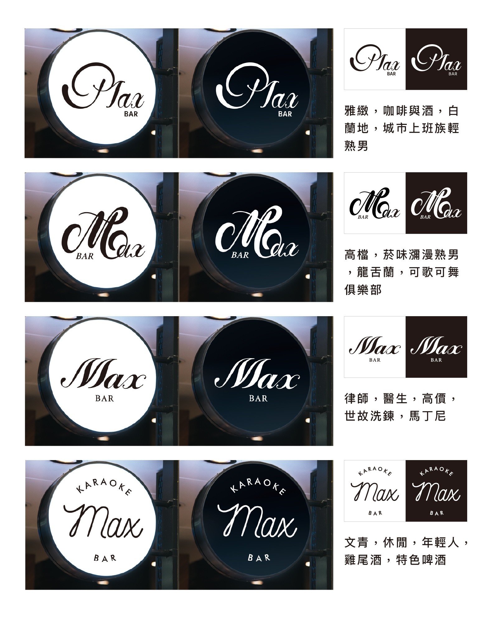 Max Bar品牌視覺設計| 五大概念延伸