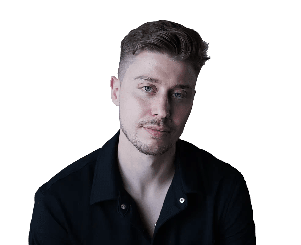 ein bild von Lasse Landeck, close-up shot