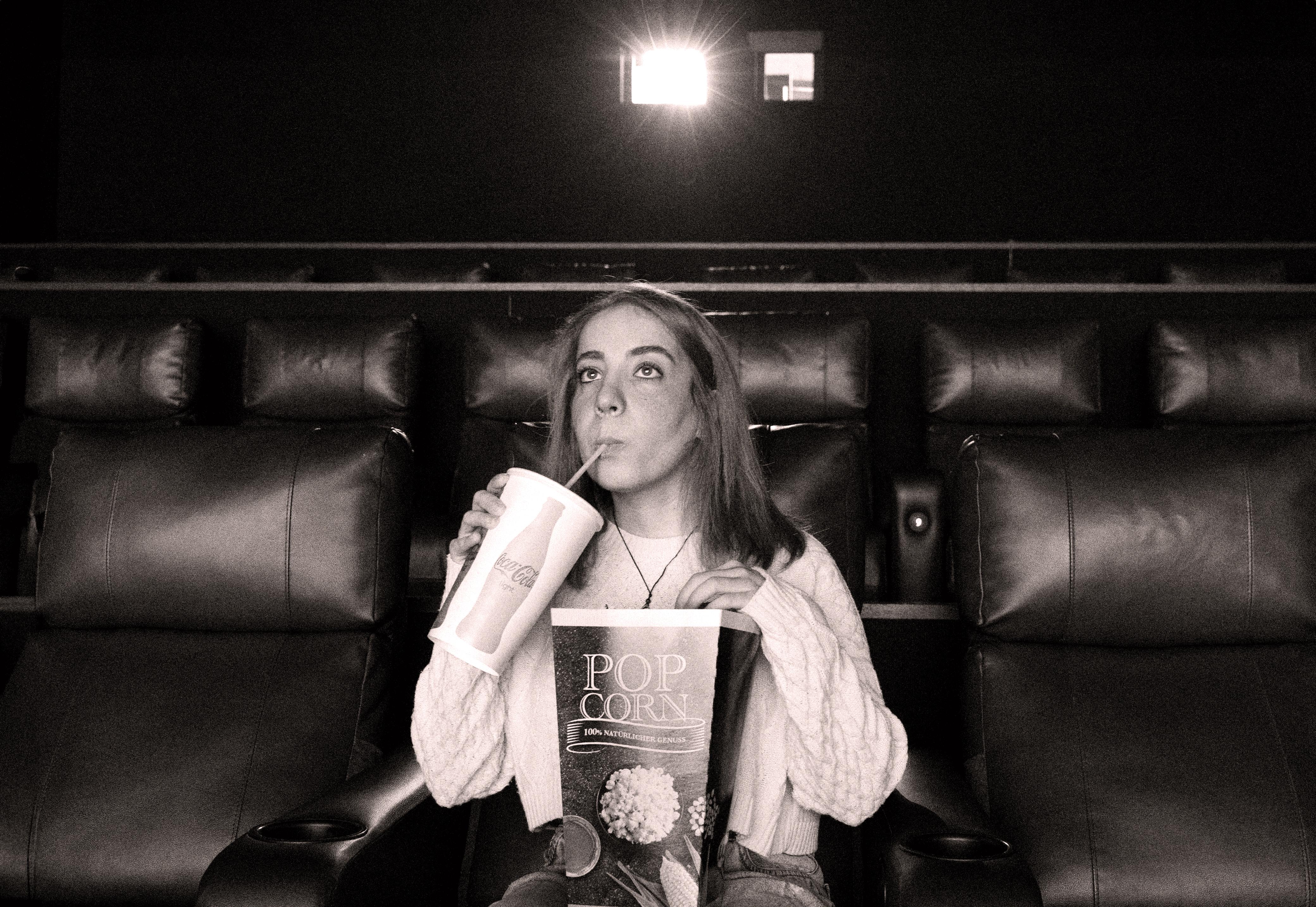 Fashion photoshoot with a woman posing in a dress