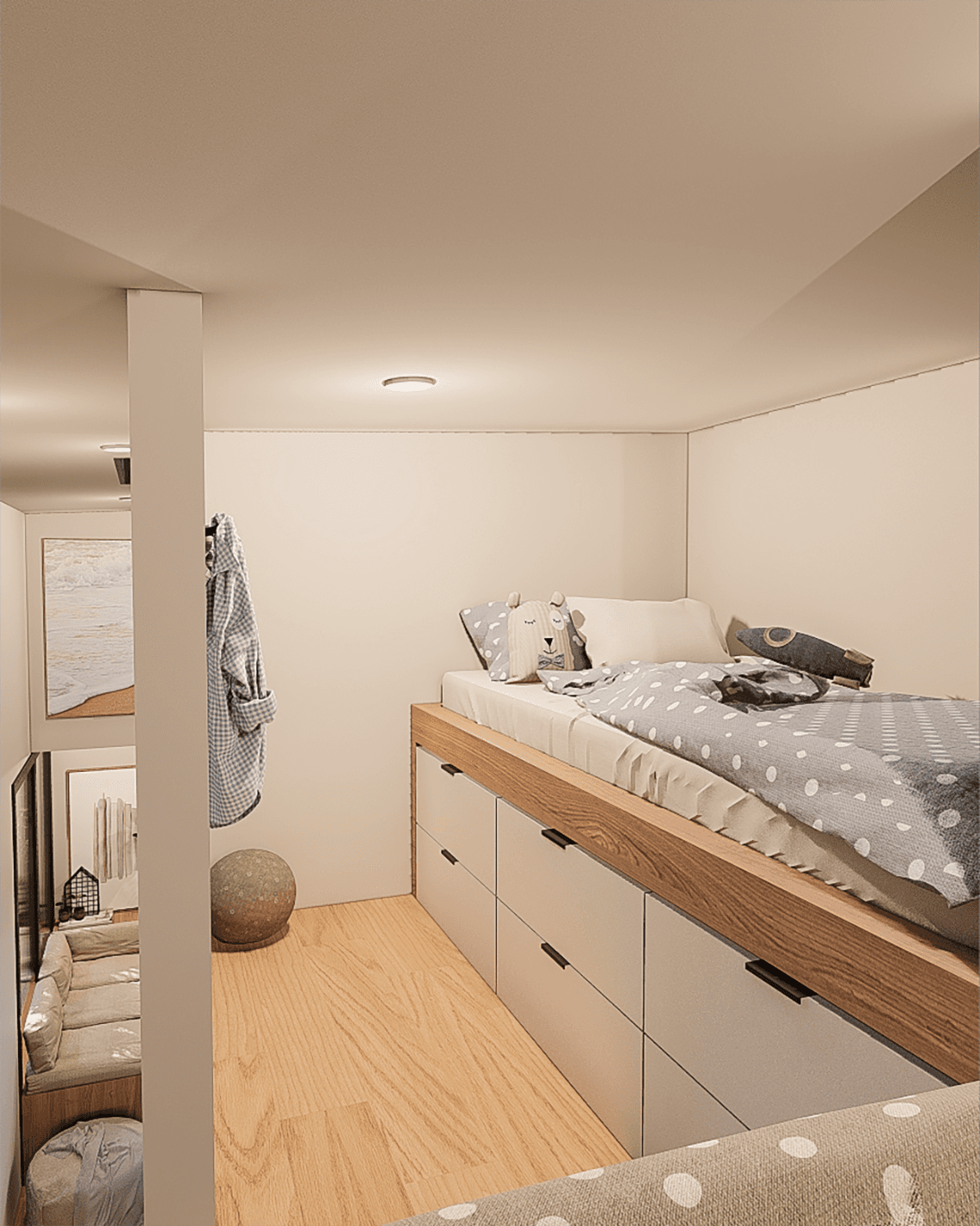 Family Tiny House - Kids Bedroom