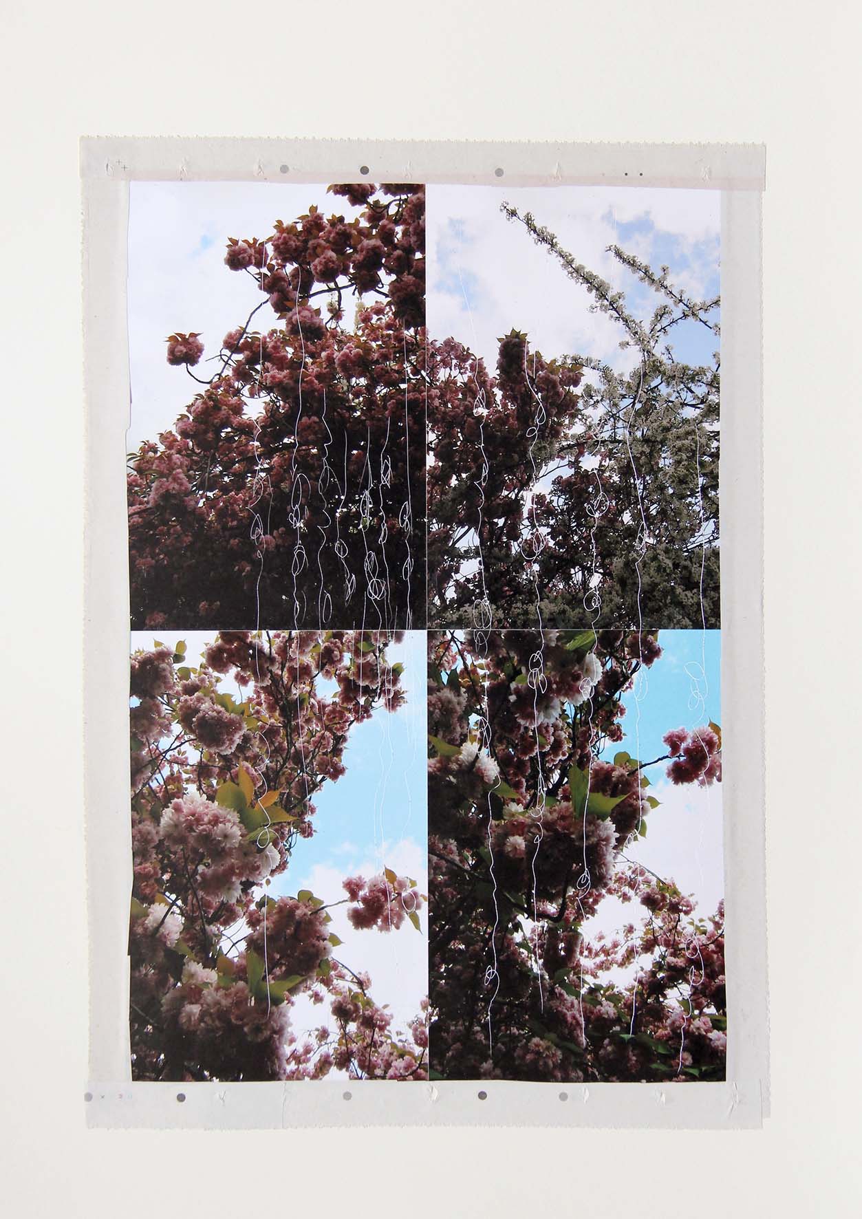 Nicholas Cheveldave artwork collage on paper