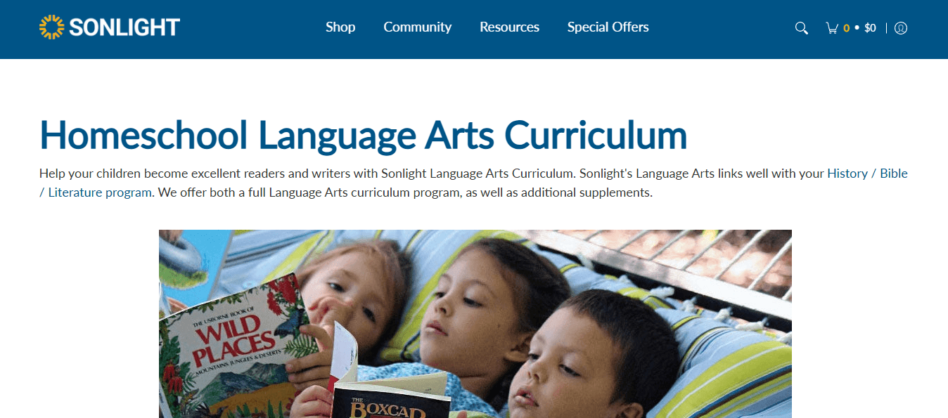 Sonlight Language Arts