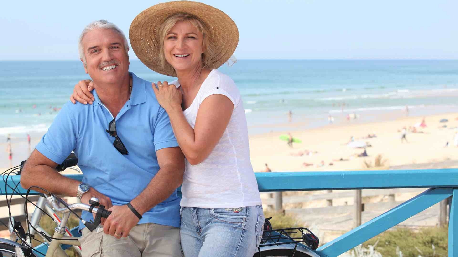 a middle-aged couple