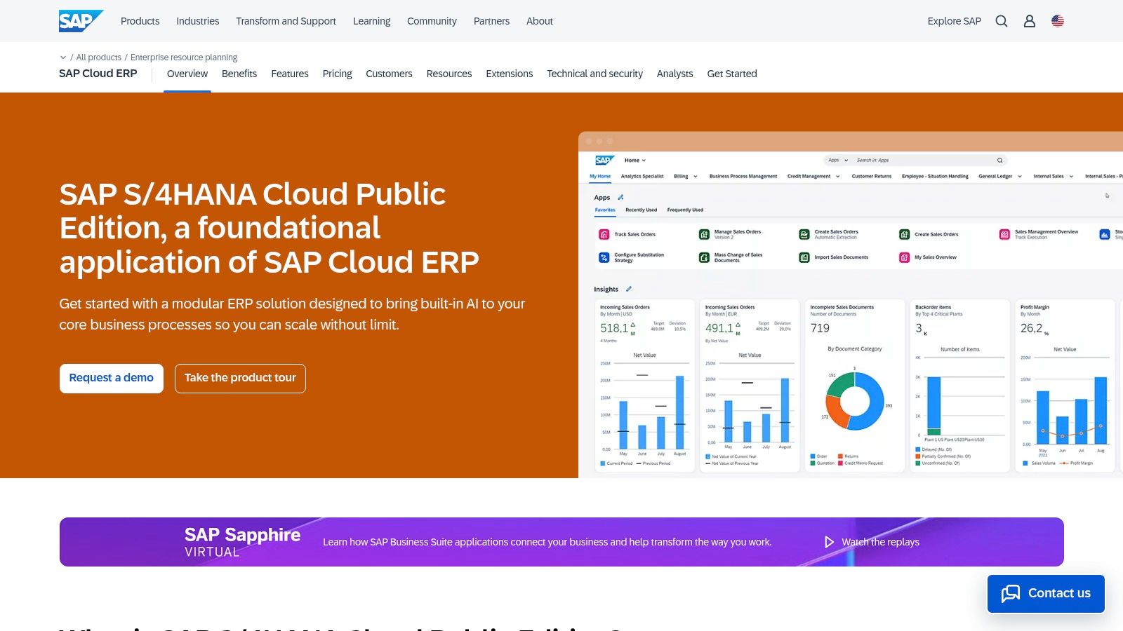 SAP S/4HANA Cloud, Public Edition (SAP Cloud ERP)