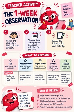 The 1-week observation: a teacher activity