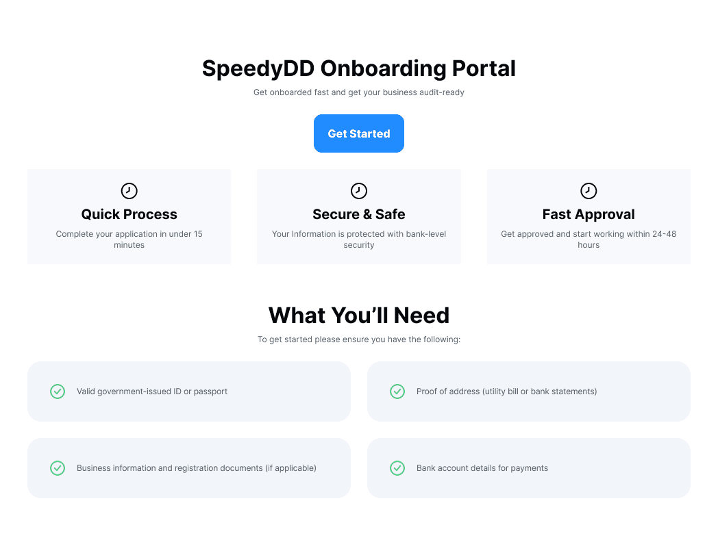 Automated Client Onboarding
