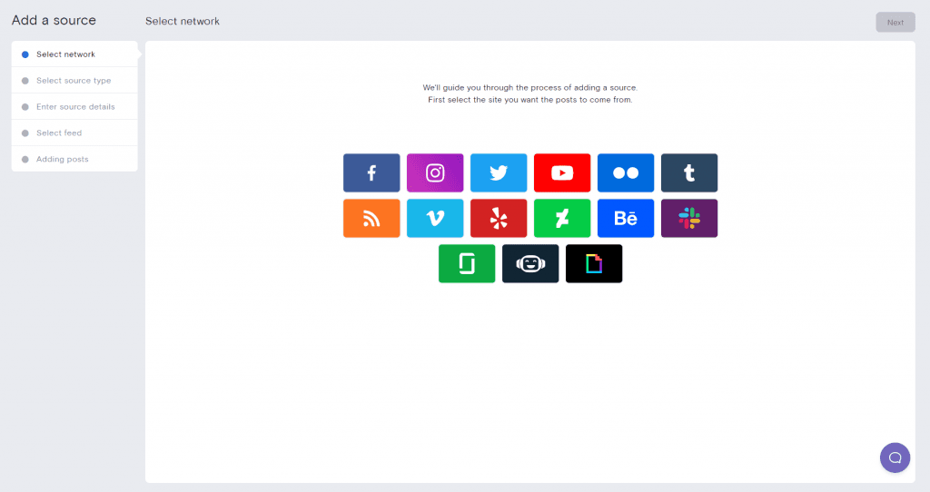 curator network selection