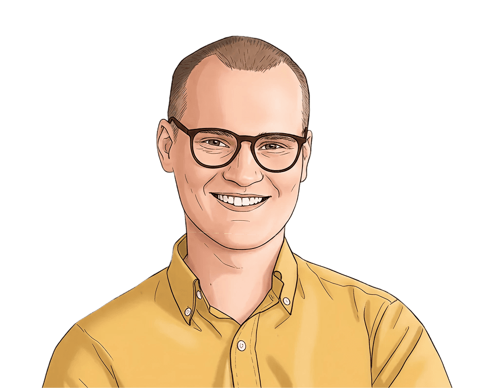  Joakim Sommar as a drawn character